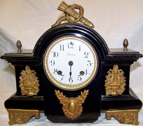 Ansona Iron Case Clock